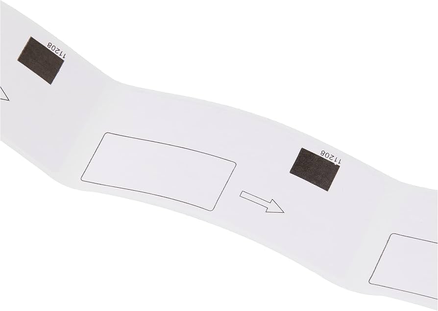 Compatible DK-11208 Roll of Labels - 1 Pack Replacement for Brother Printers (400 Labels, Size: 38mm x 90mm) - White
